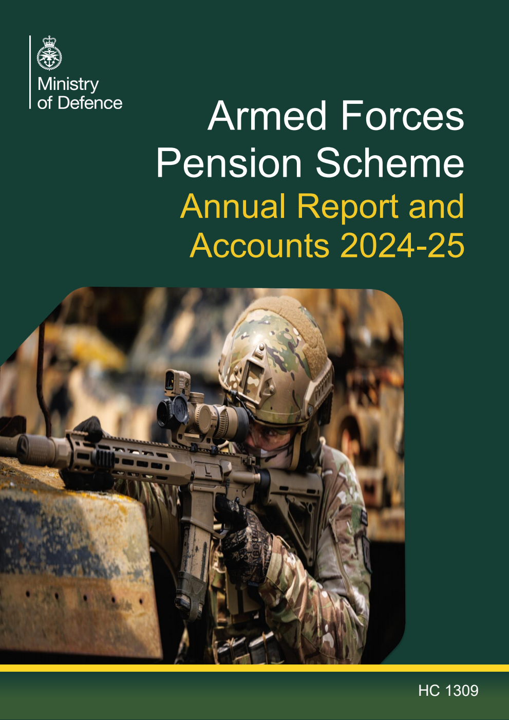 Armed Forces Pension Scheme (Incorporating the Armed Forces Compensation Scheme) Annual Report and Accounts 2024-25 for the year 1 April 2024 to 31 March 2025