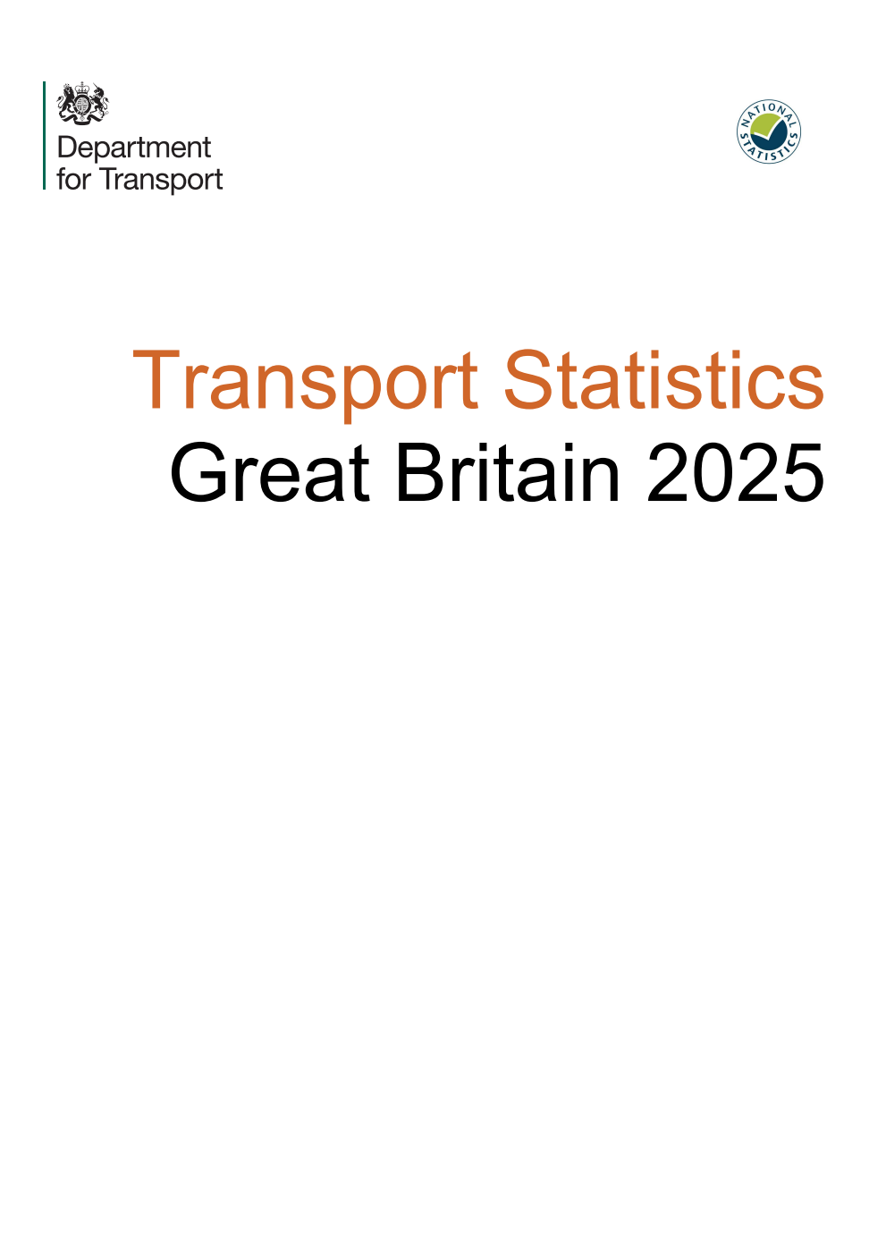Transport Statistics Great Britain 2025