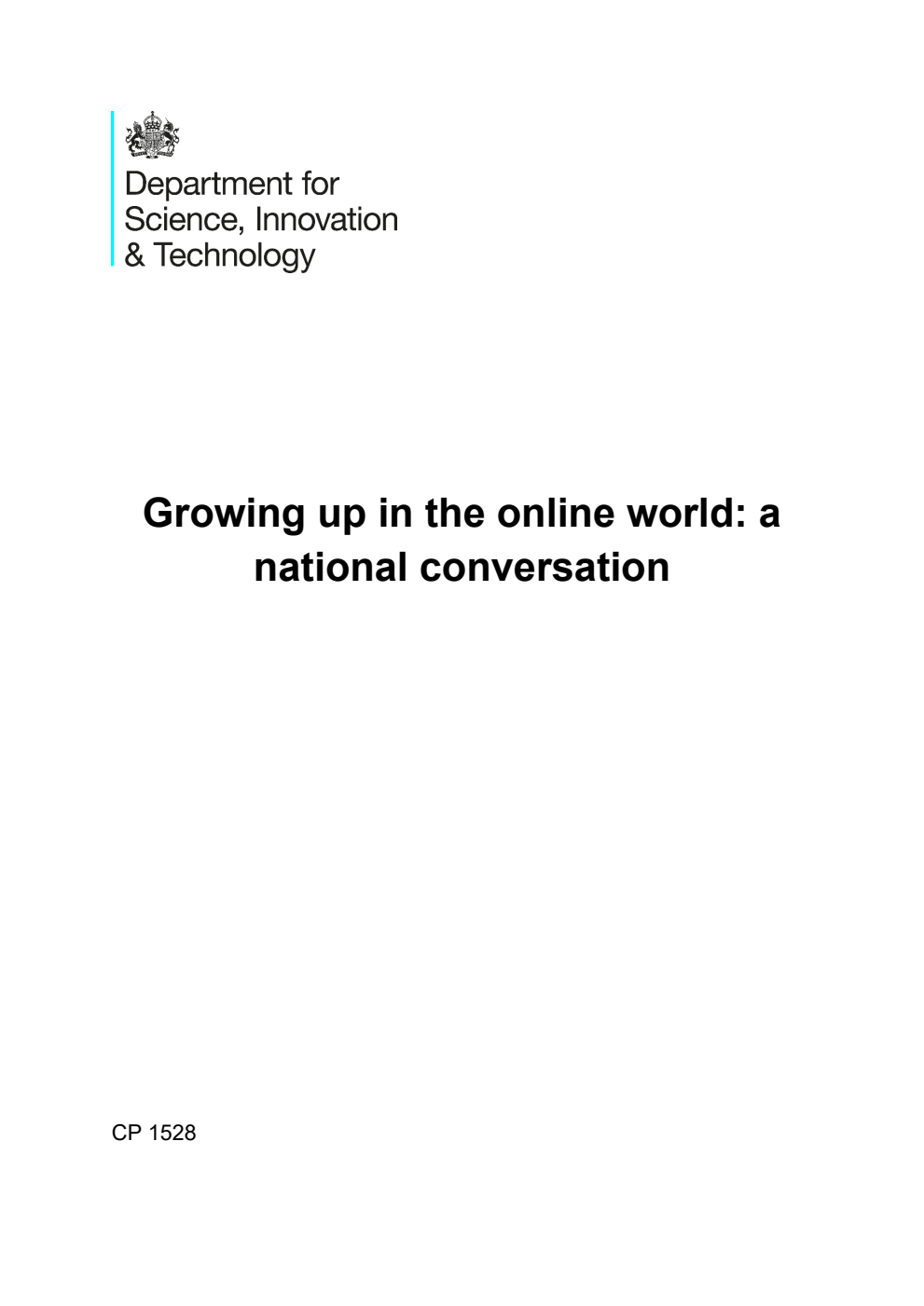 Growing up in the online world: a national conversation