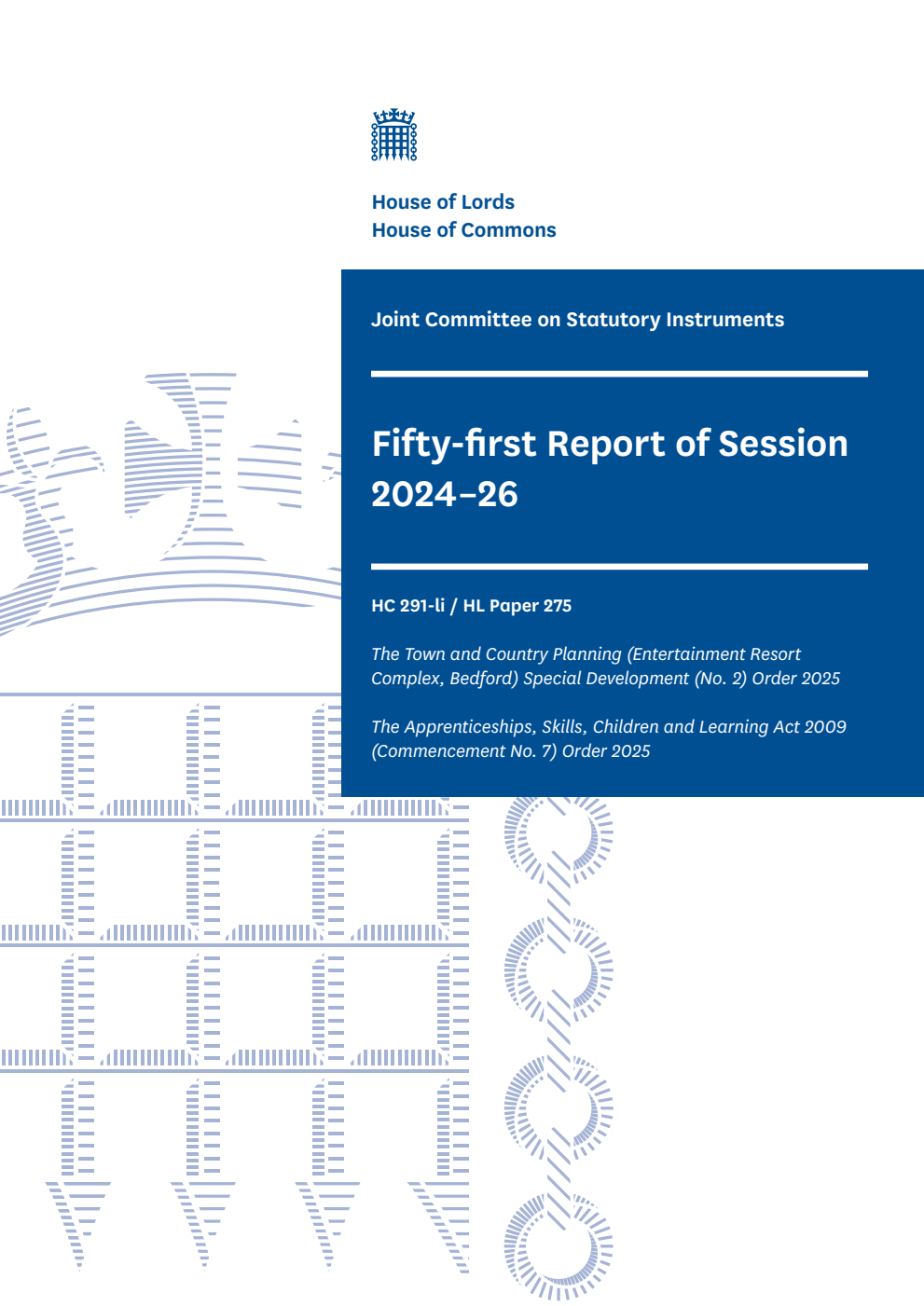 Joint Committee on Statutory Instruments 51st Report of Session 2024-26