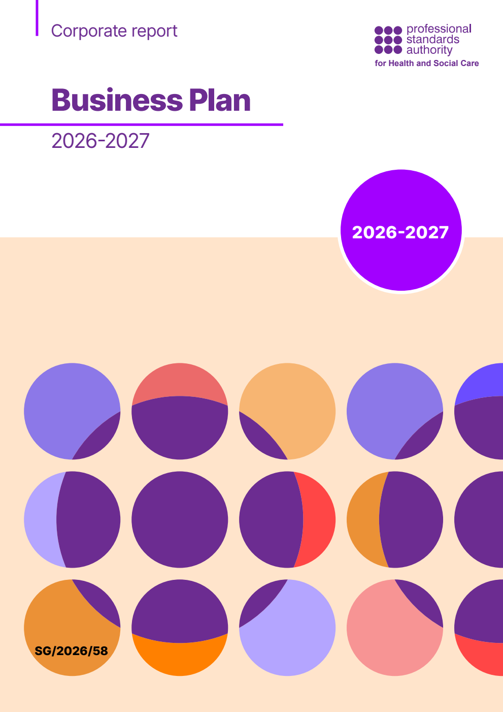Professional Standards Authority for Health and Social Care Business Plan 2026-2027