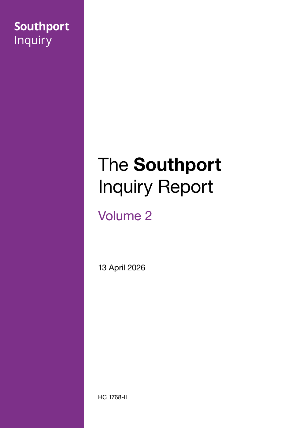 The Southport Inquiry: Phase 1 Report. Volume 2