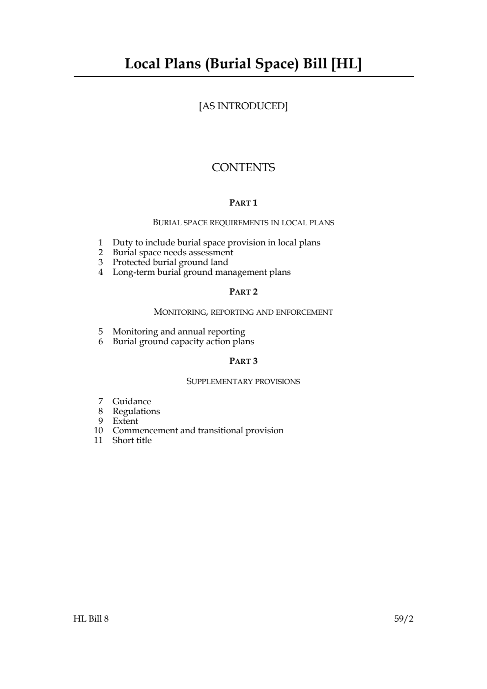Local Plans (Burial Space) Bill