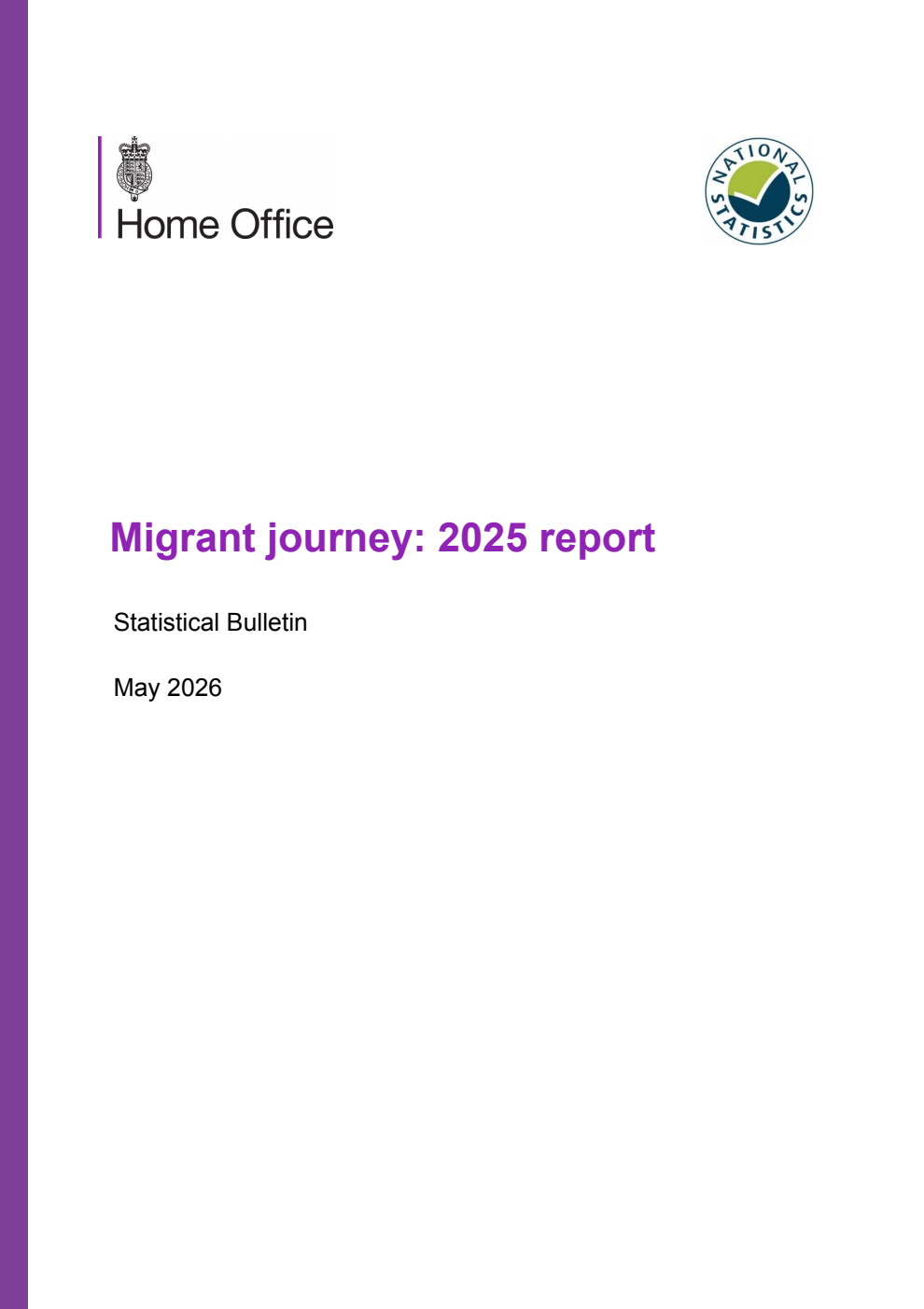 Home Office Statistical Bulletin Migrant journey: 2025 report