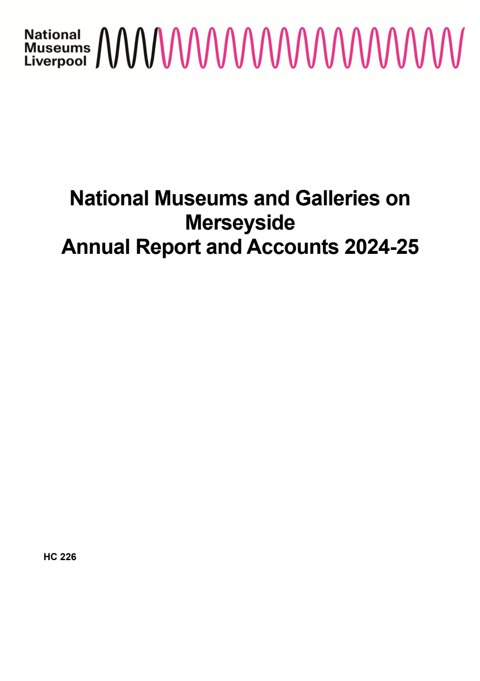National Museums and Galleries on Merseyside Annual report and accounts 2024-25