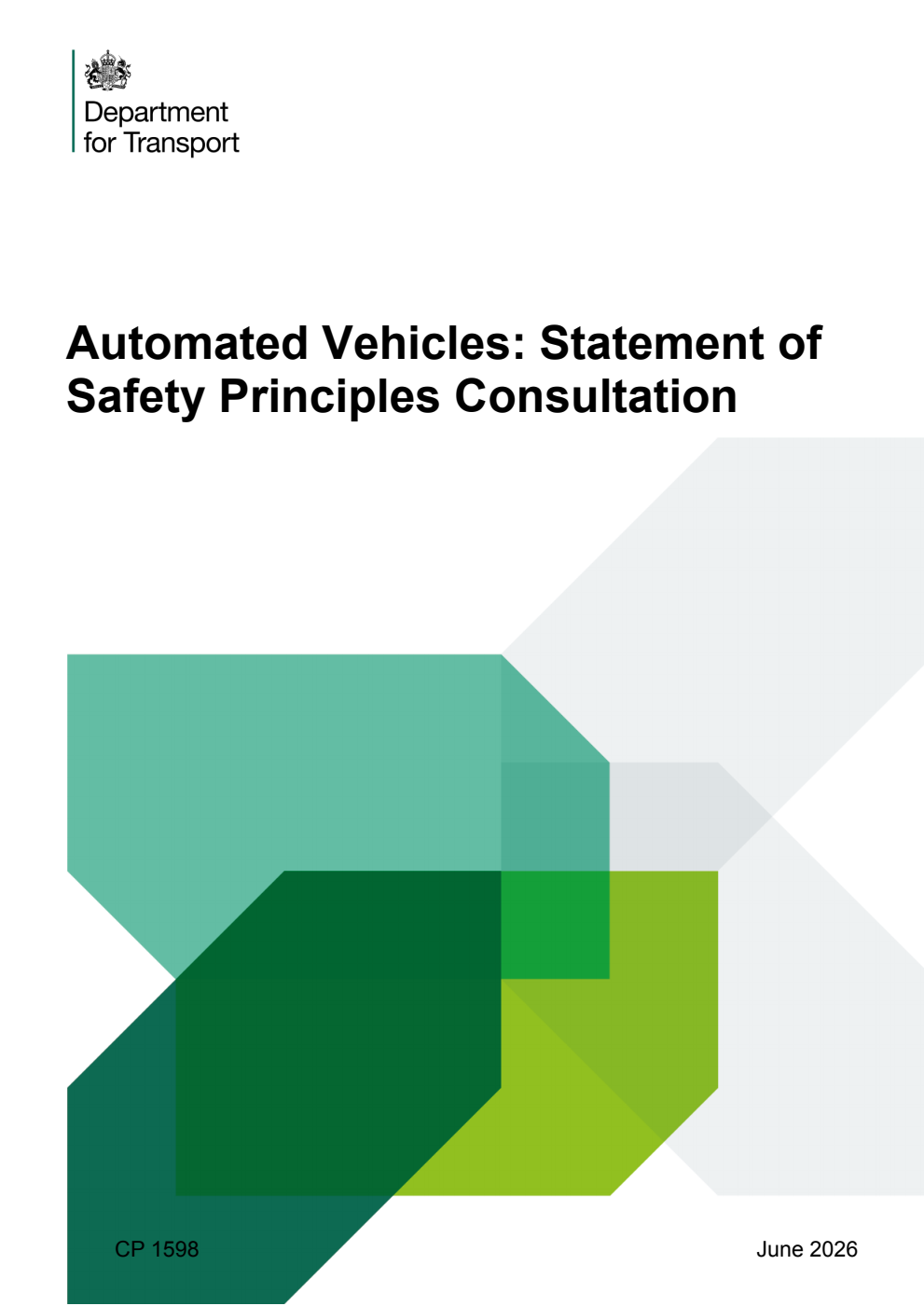 Automated Vehicles: Statement of Safety Principles Consultation