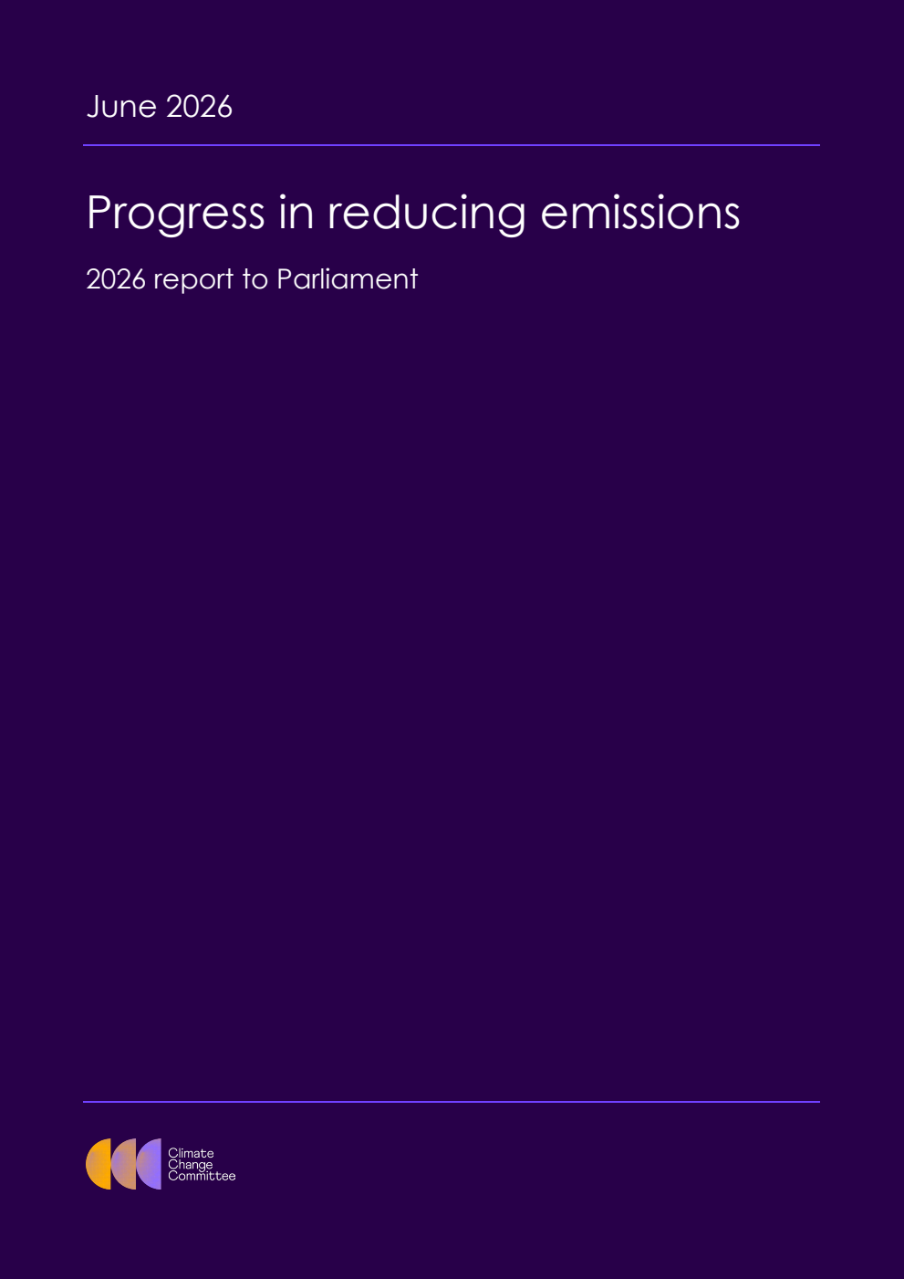 Progress in reducing emissions. 2026 Report to Parliament