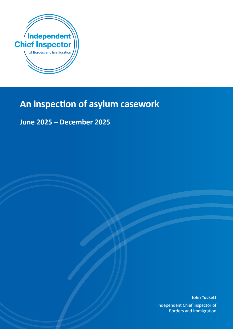 An inspection of asylum casework June 2025 – December 2025