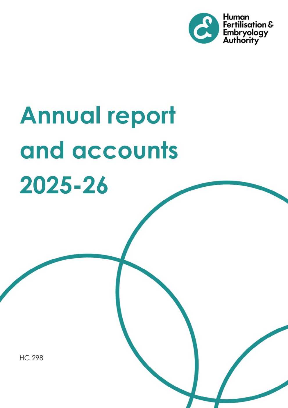 Human Fertilisation and Embryology Authority Annual report and accounts 2025-2026 for the period 1 April 2025 to 31 March 2026