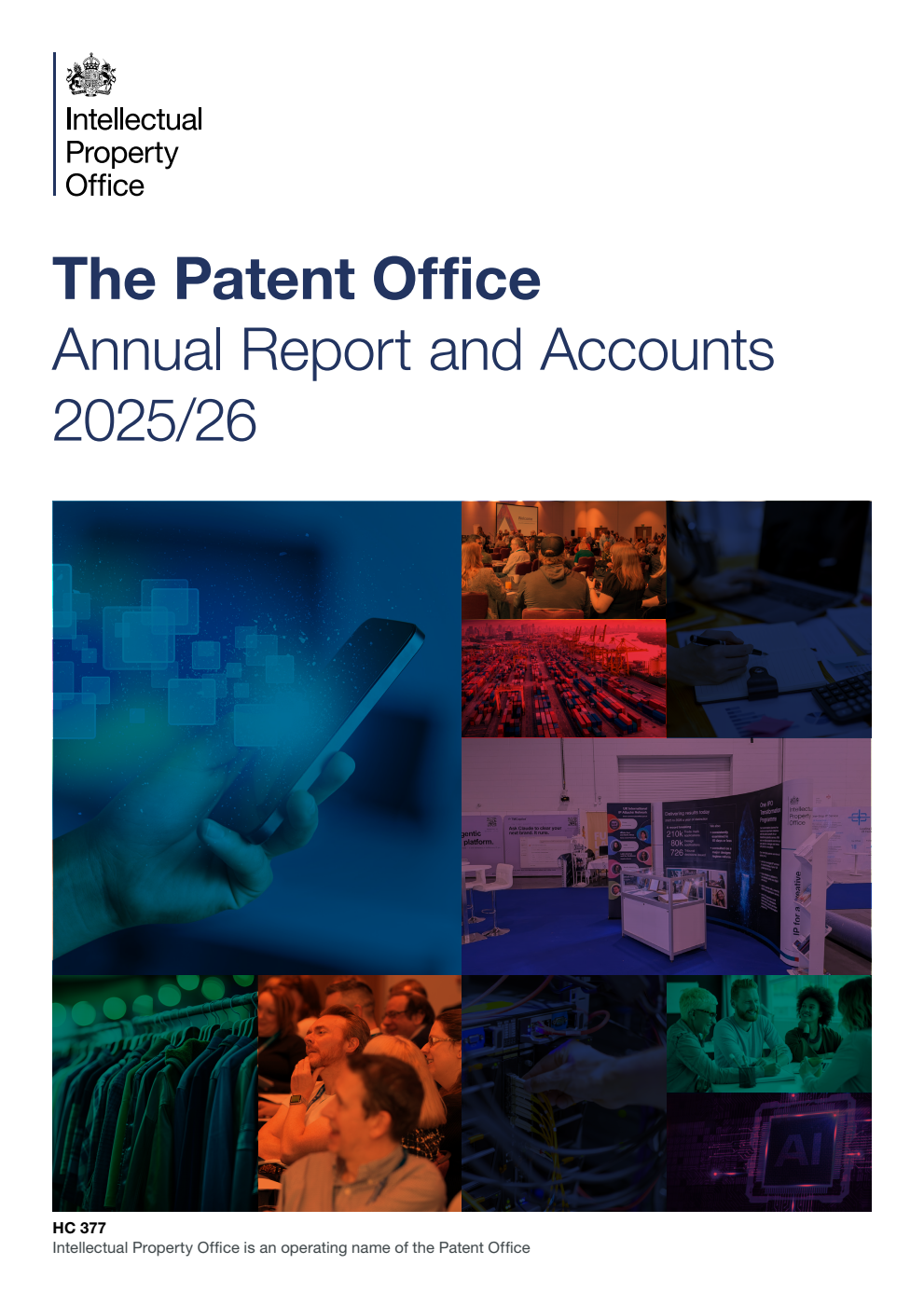 The Patent Office Annual Report and Accounts 2025/26 for the period 1 April 2025 to 31 March 2026