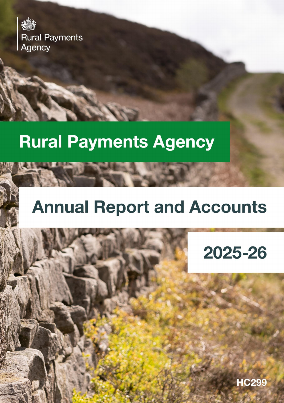 Rural Payments Agency Annual Report and Accounts 2025-26 for the period 1 April 2025 to 31 March 2026
