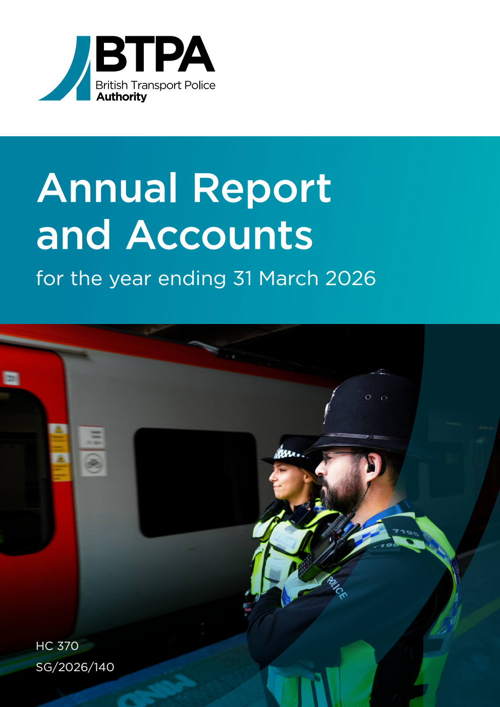 British Transport Police Fund Annual Report and Accounts for the year ending 31 March 2026