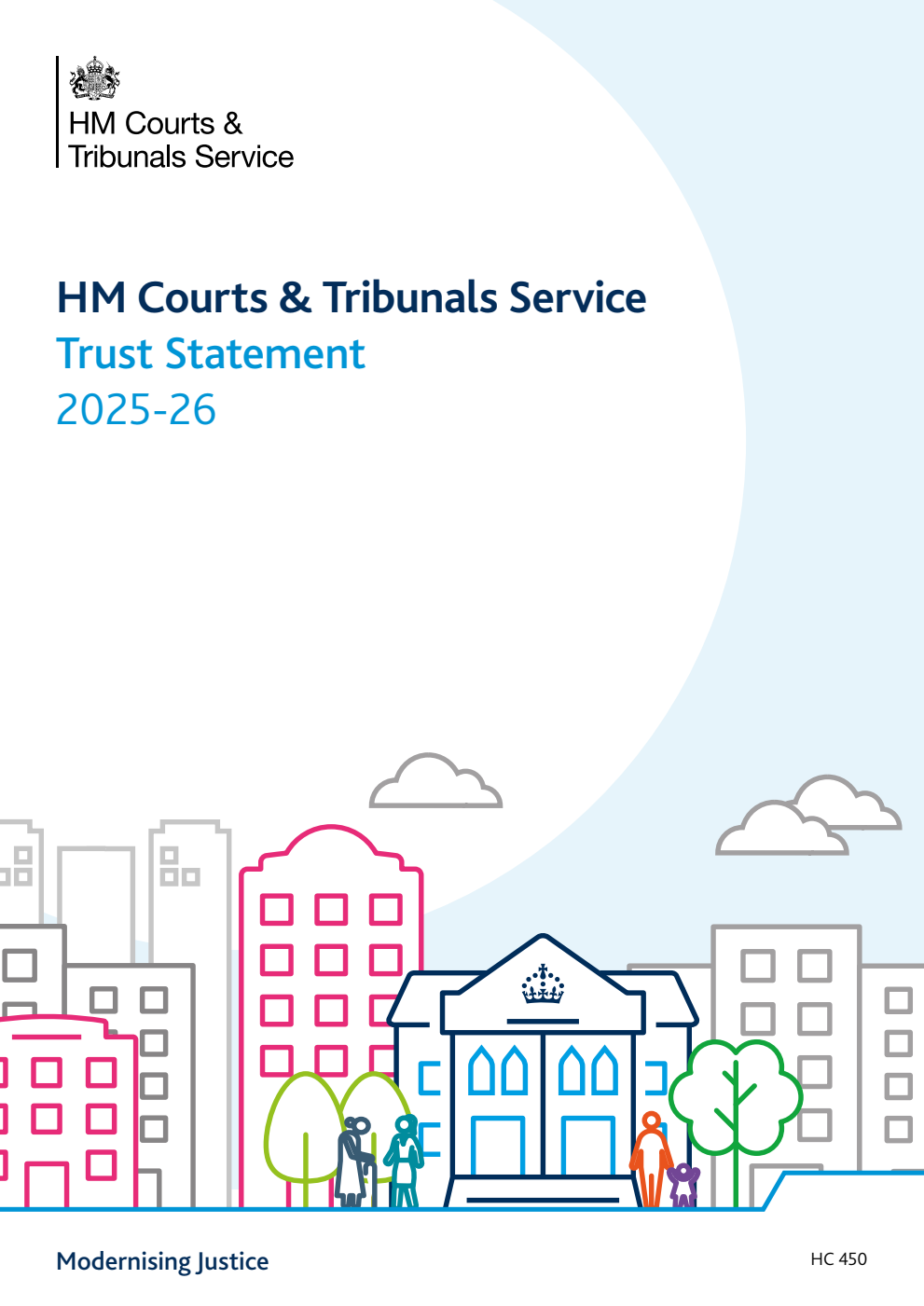 HM Courts & Tribunals Service Trust Statement 2025-2026 for the period 1 April 2025 to 31 March 2026
