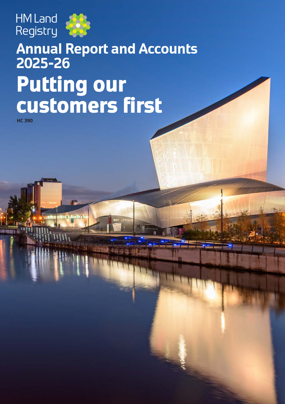 HM Land Registry Annual Report and Accounts 2025-26 for the period 1 April 2025 to 31 March 2026. Putting our customers first