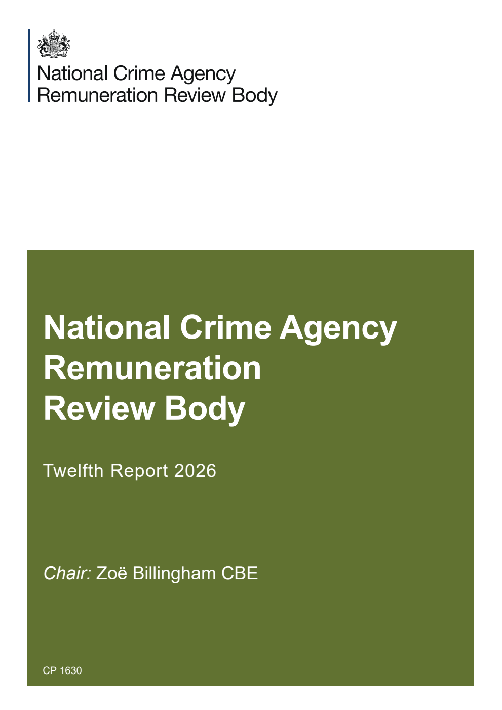 National Crime Agency Remuneration Review Body Twelfth Report 2026