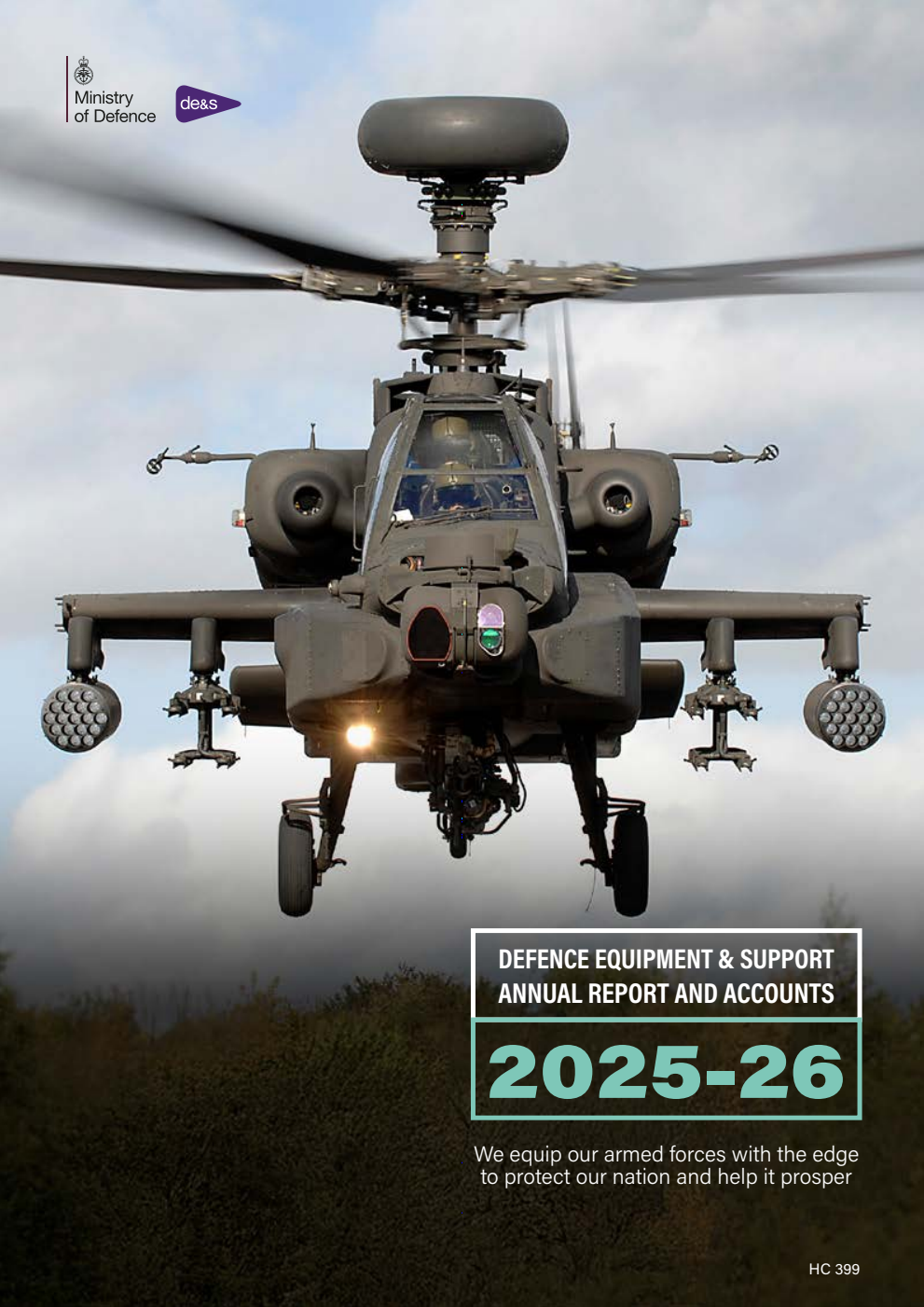 Defence Equipment & Support Annual Report and Accounts 2025-26 for the period 1 April 2025 to 31 March 2026