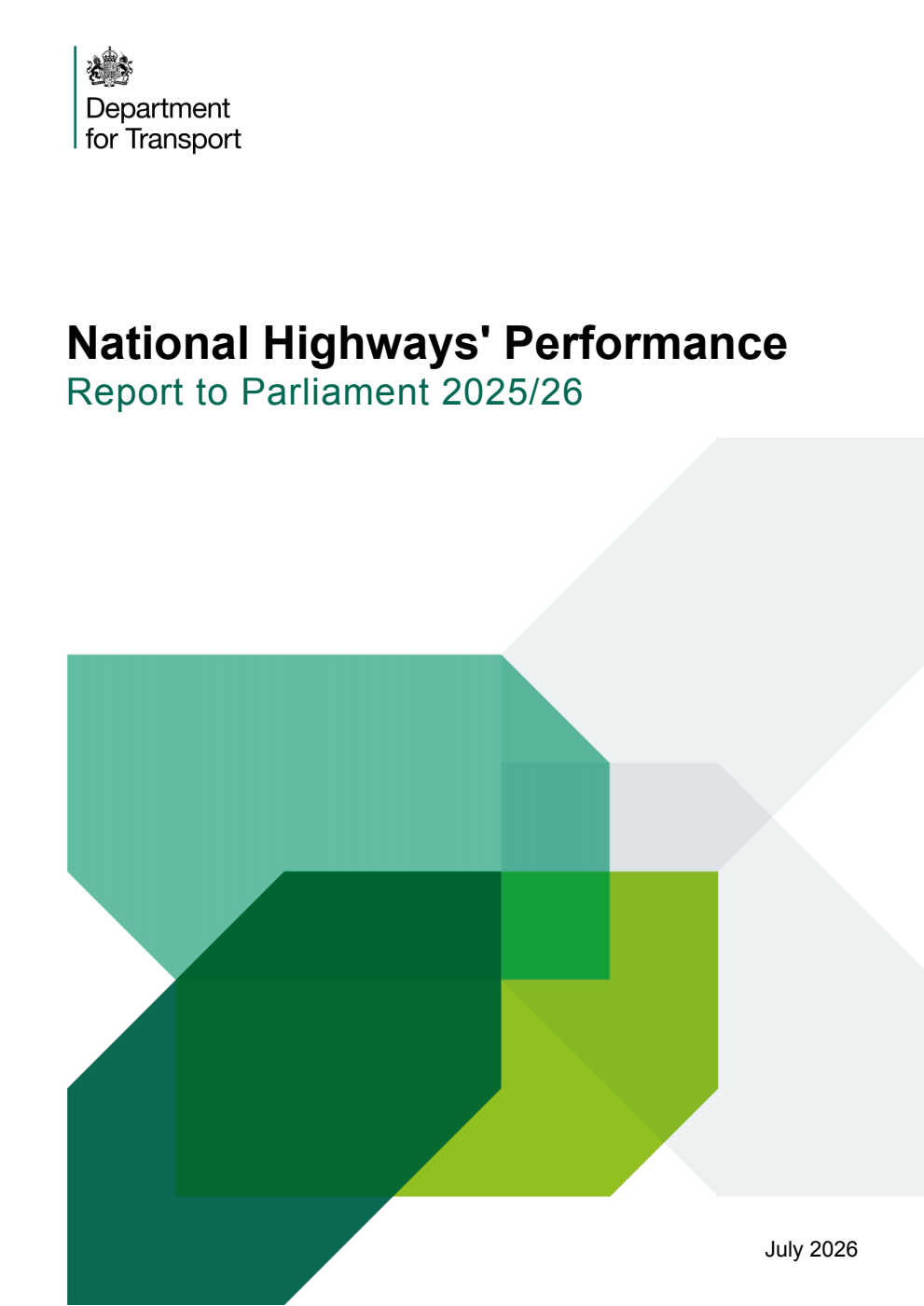 National Highways' Performance Report to Parliament for 2025/26