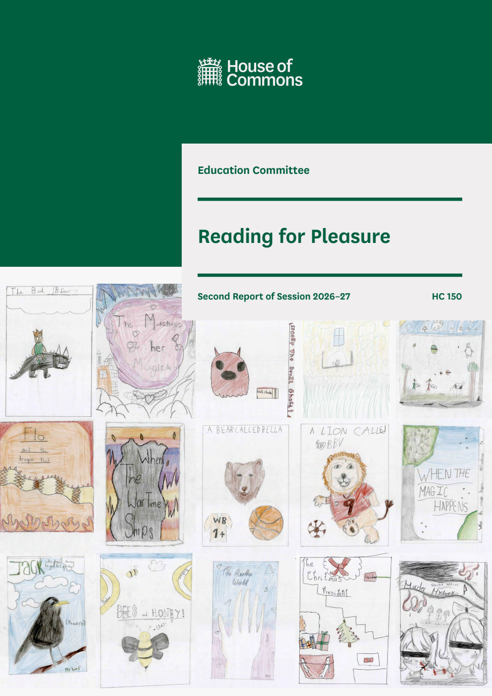 Education Committee 2nd Report. Reading for Pleasure Volume 1. Report