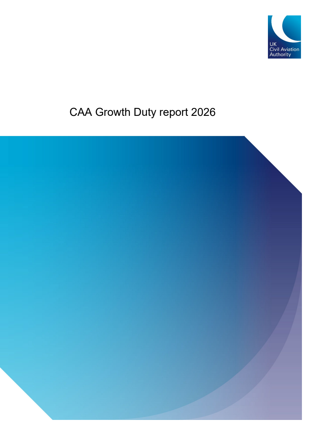 CAA Growth Duty report 2026