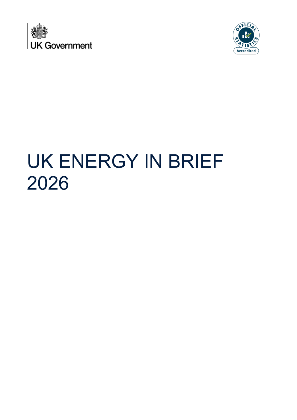 UK Energy In Brief 2026