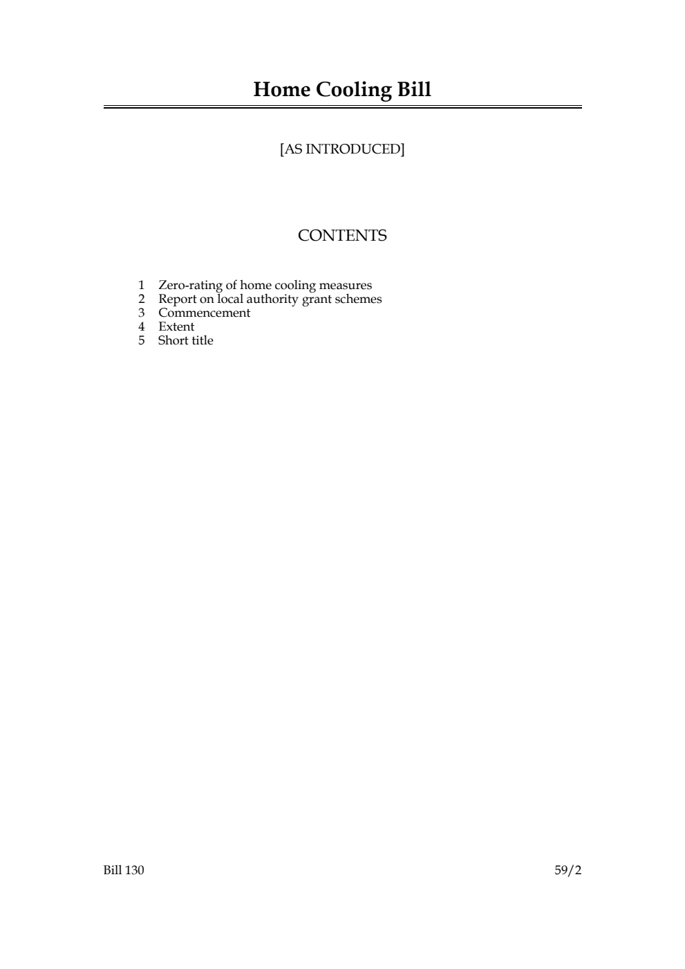 Home Cooling Bill