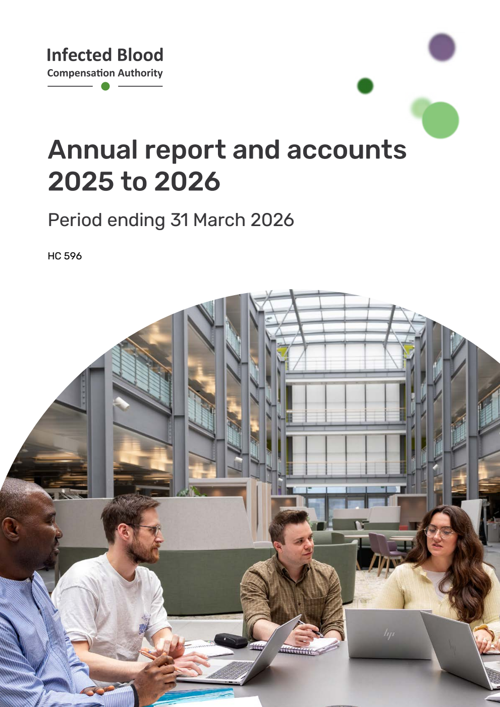 Infected Blood Compensation Authority Annual report and accounts 2025 to 2026 Period ending 31 March 2026