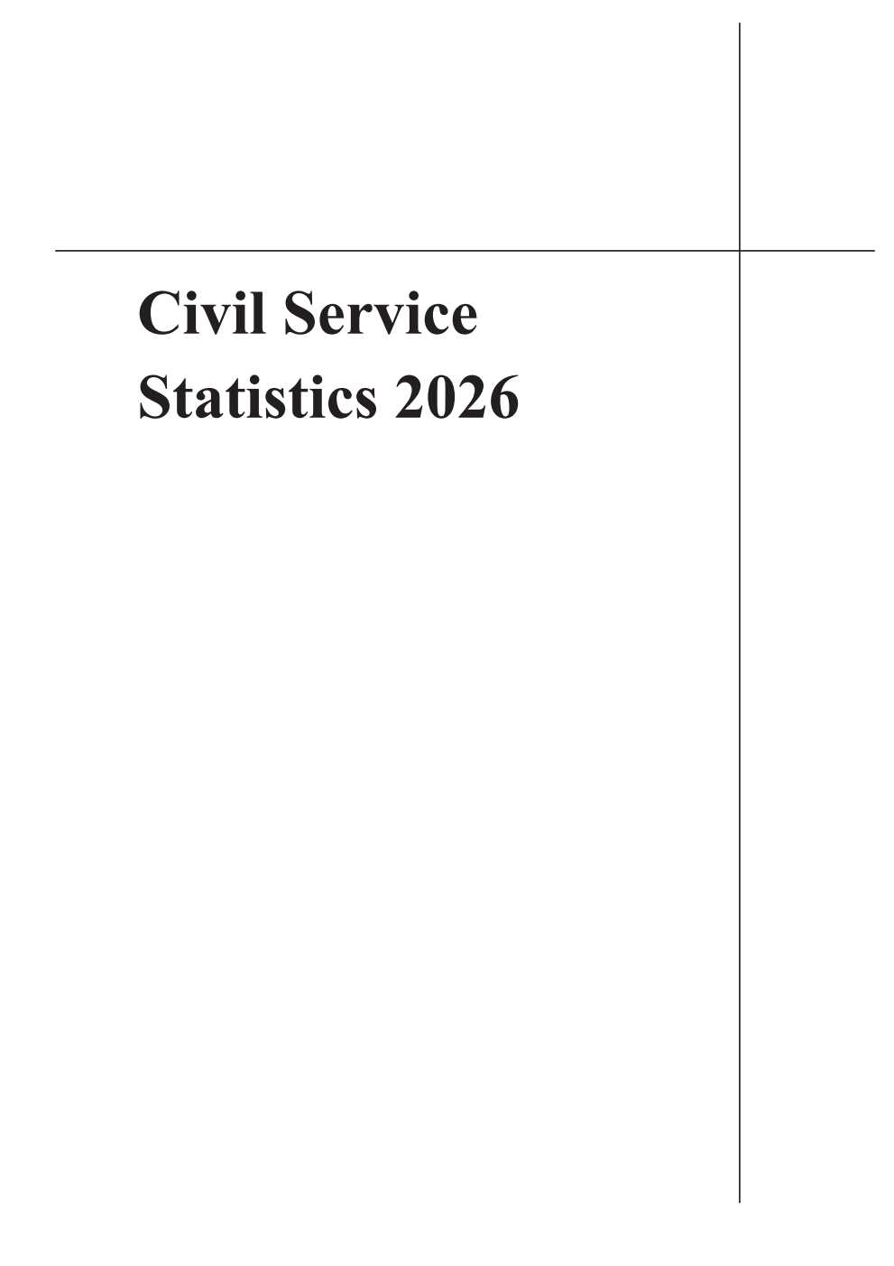 Civil Service Statistics 2026
