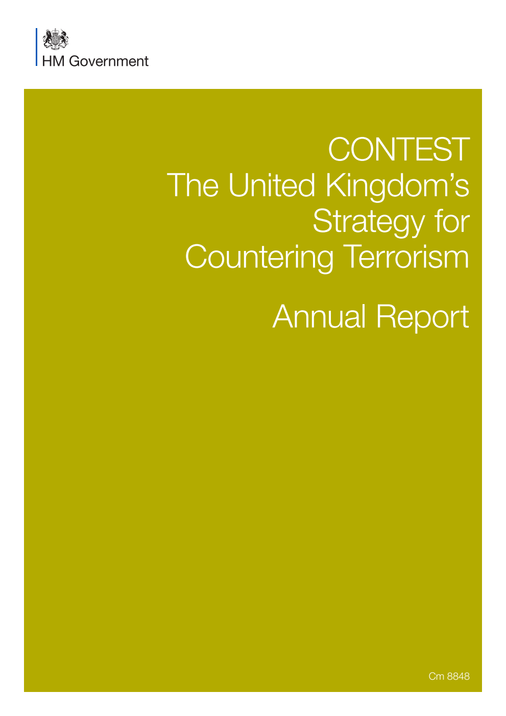 CONTEST: The United Kingdom's Strategy for Countering Terrorism - Annual Report