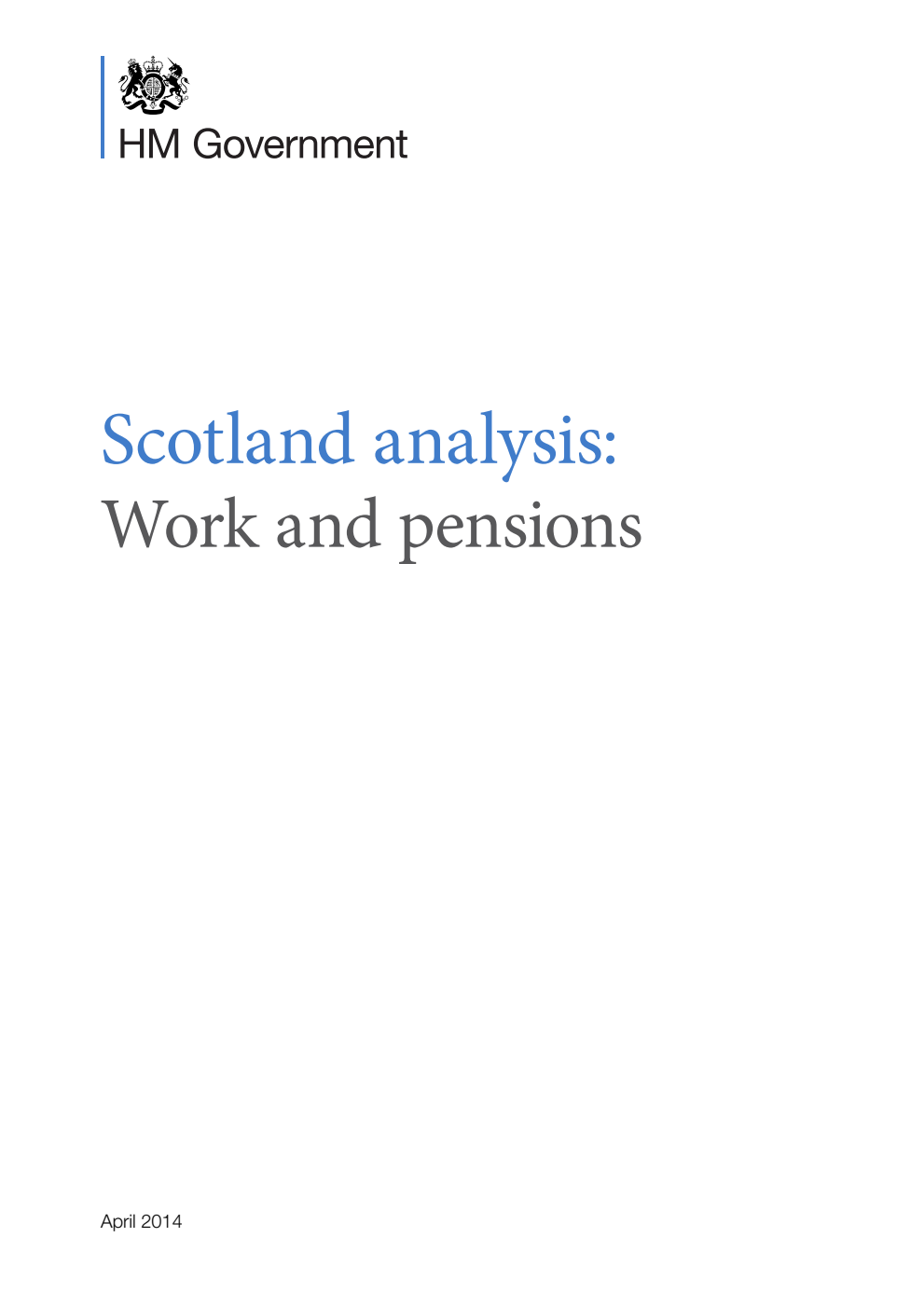 Scotland analysis: Work and Pensions
