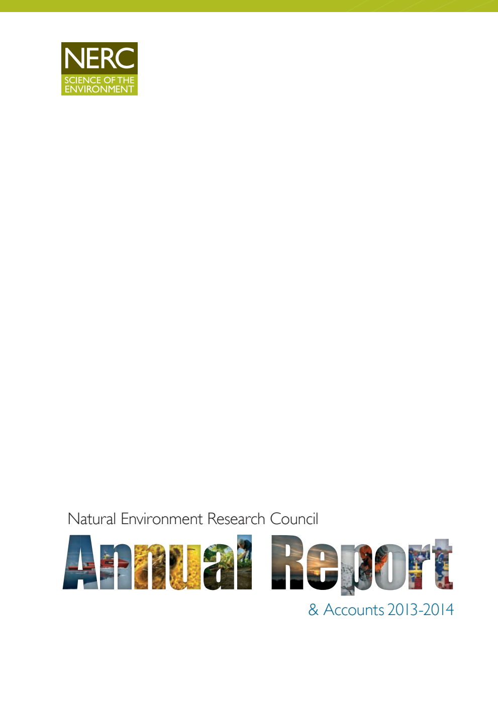 Natural Environment Research Council Annual Report and Accounts 2013-2014