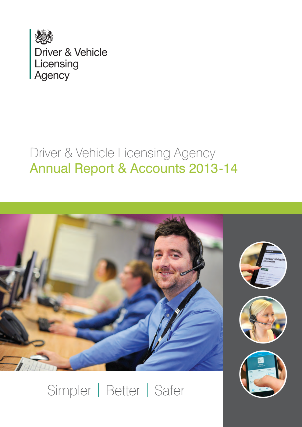 Driver and Vehicle Licensing Agency Annual Report and Accounts 2013-14