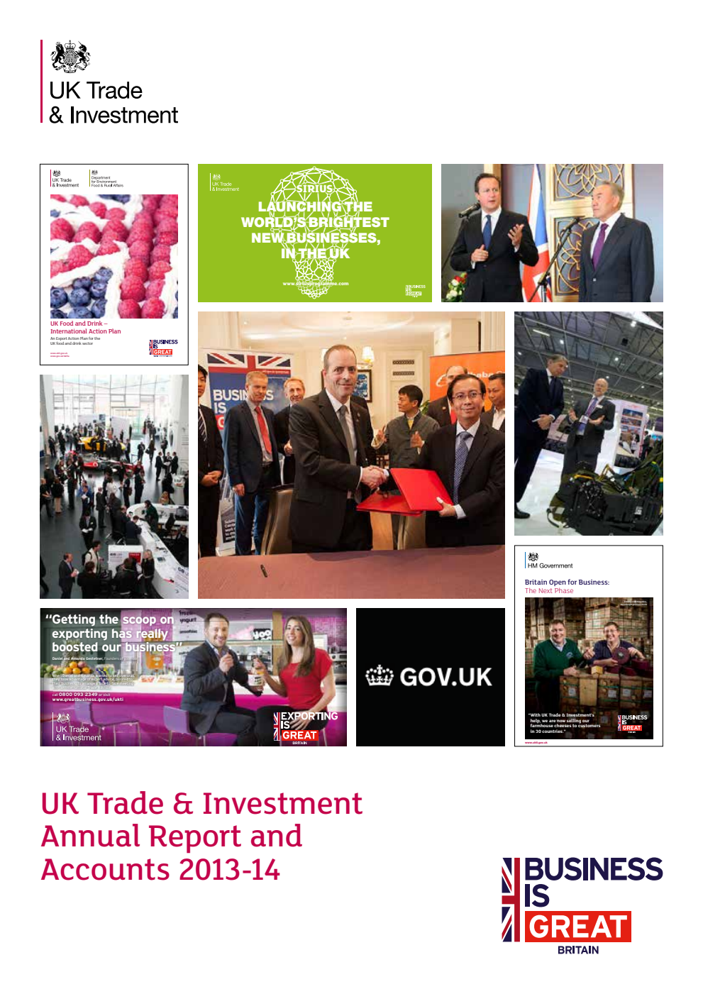 UK Trade and Investment Annual Report and Accounts 2013-14 (for the year ended 31 March 2014)