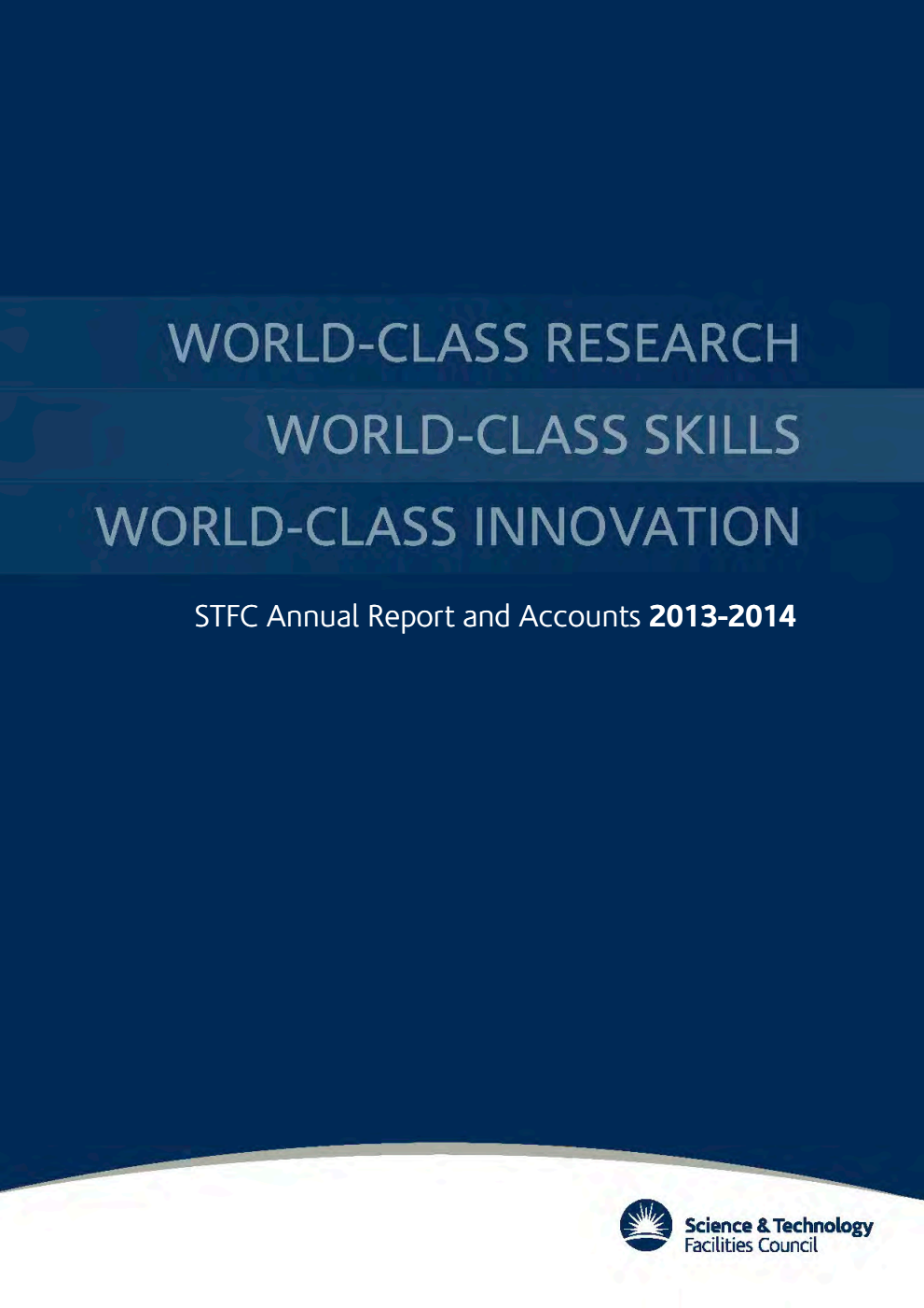 Science and Technology Facilities Council annual report and accounts 2013-14