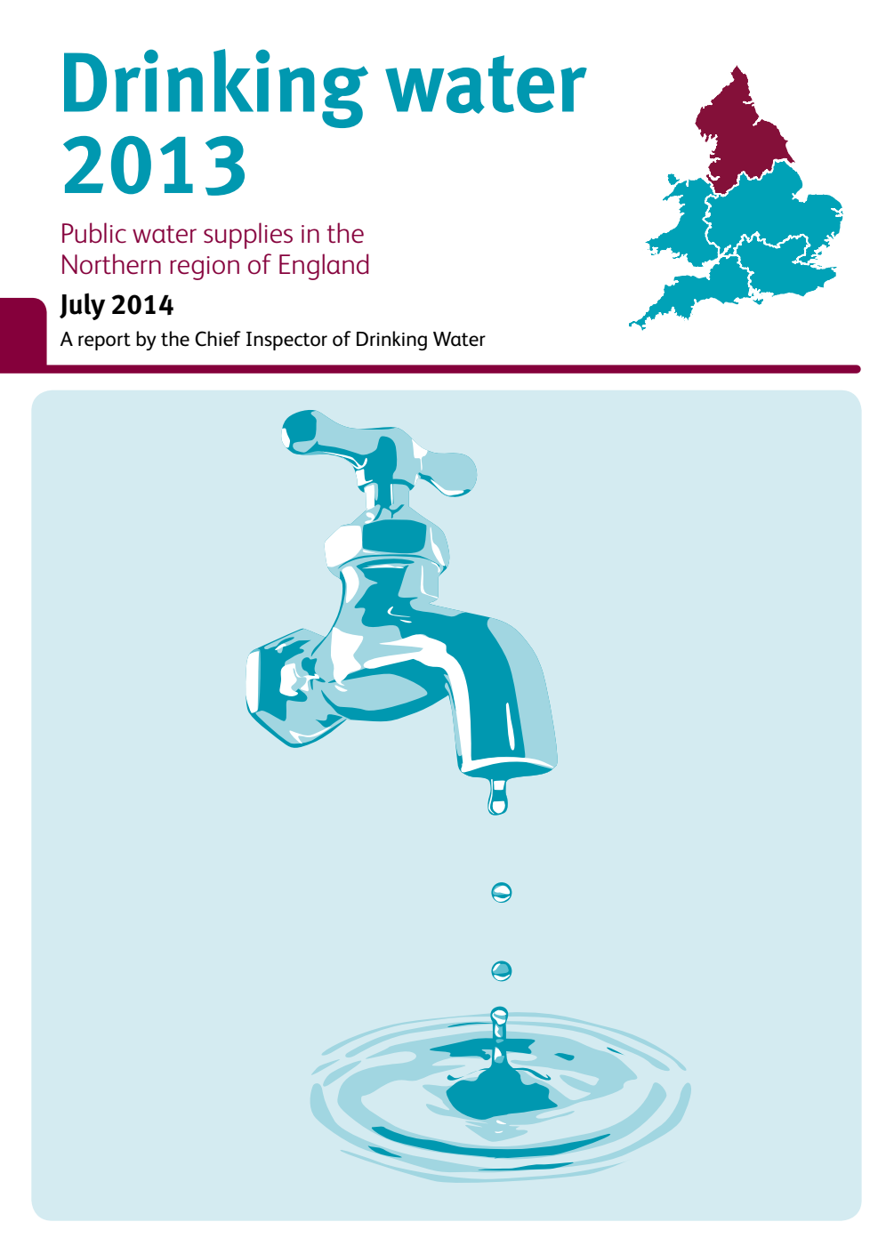 Drinking Water 2013 Public water supplies in the Northern region of England July 2014