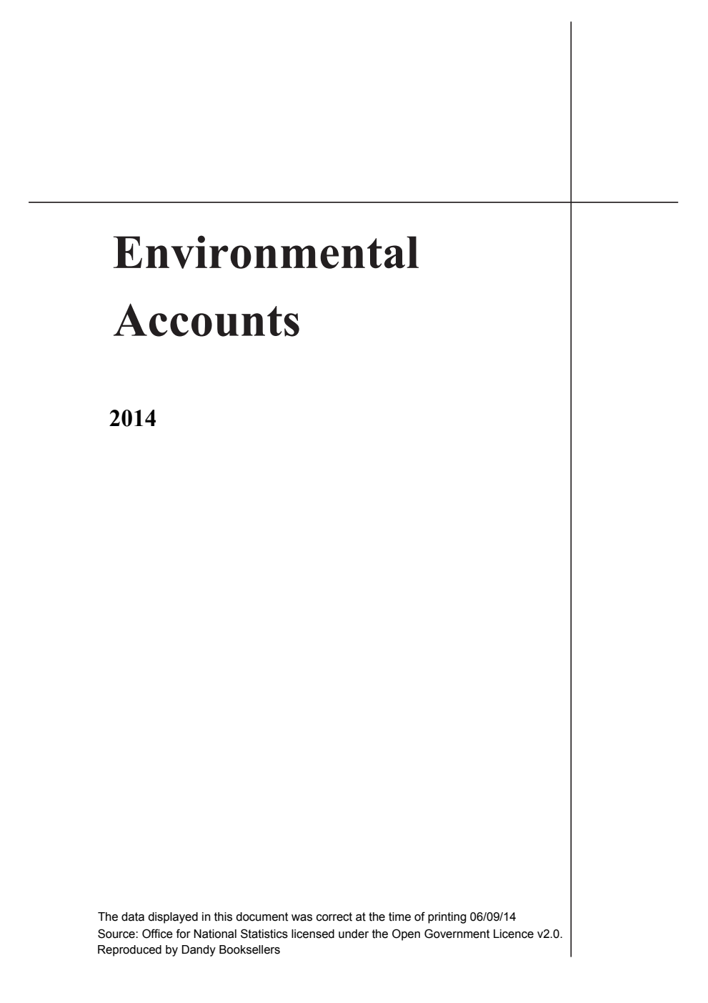 Environmental Accounts 2014