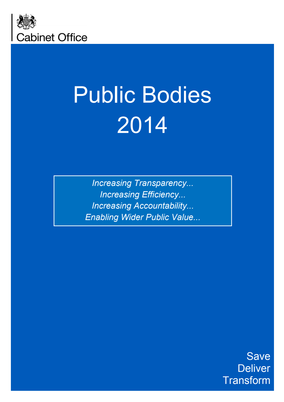 Public Bodies 2014