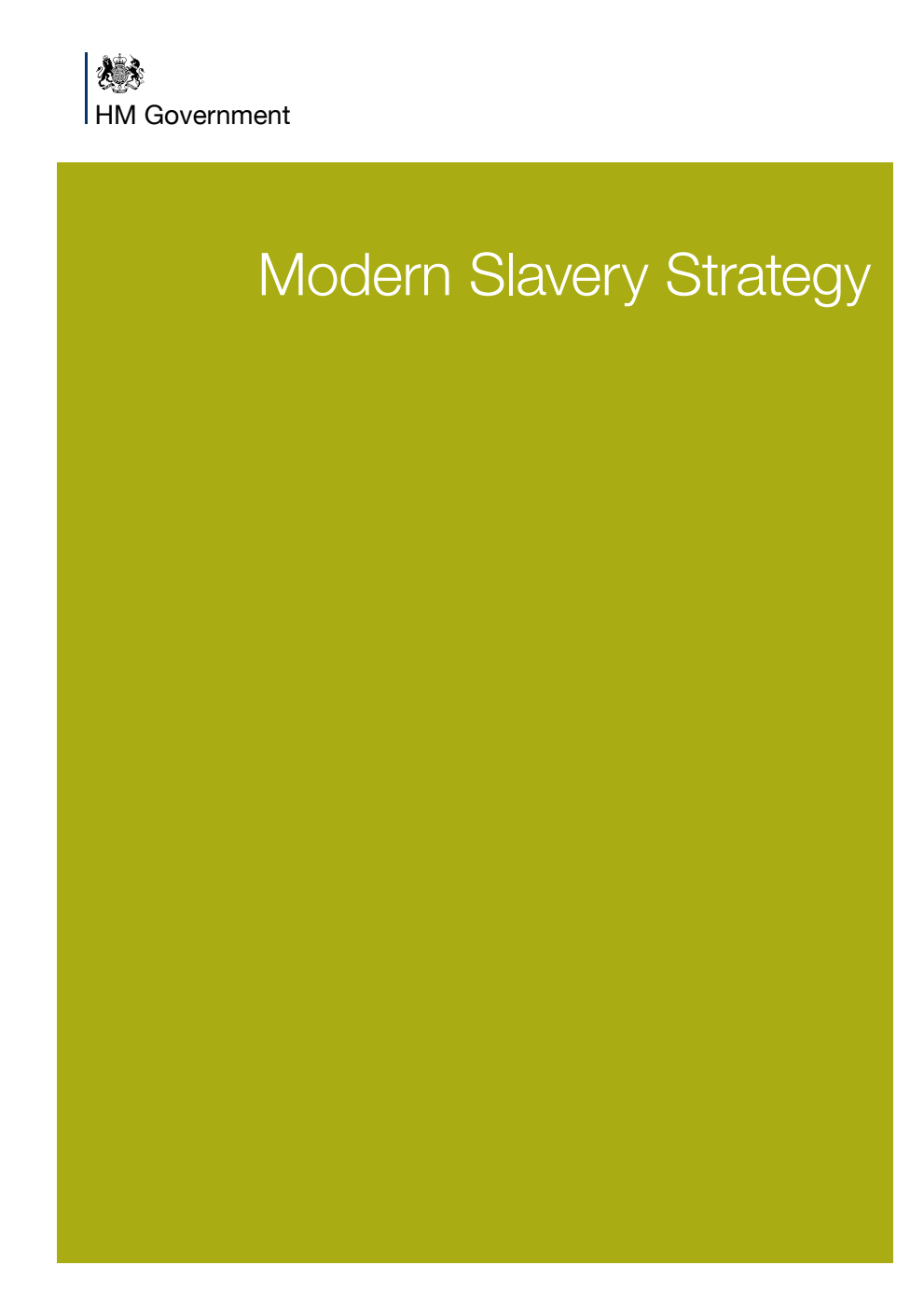 Modern Slavery Strategy