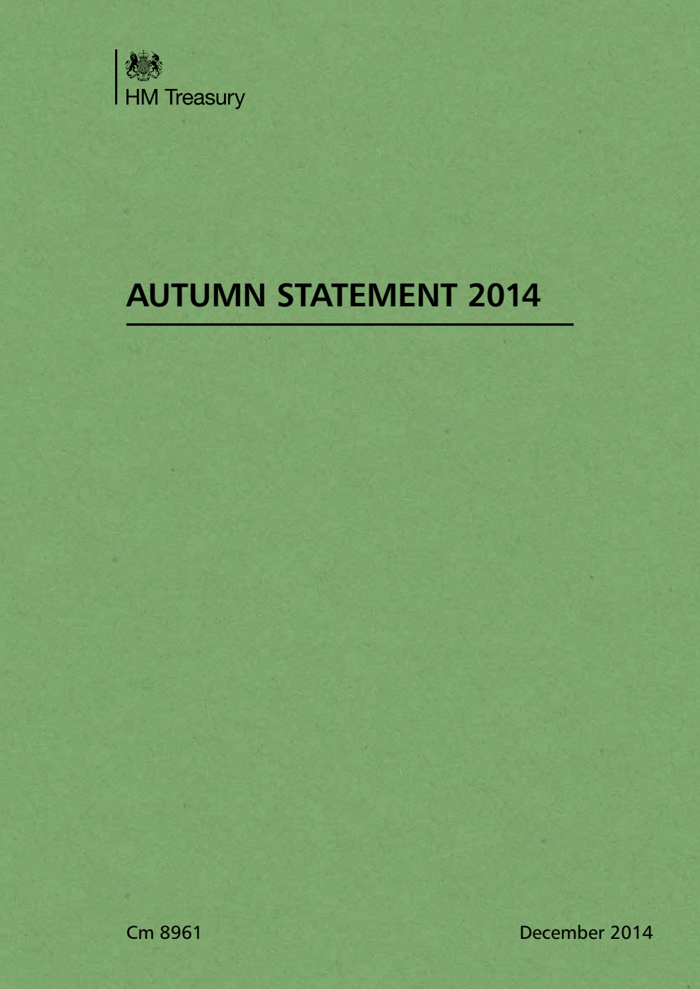 Autumn Statement 2014