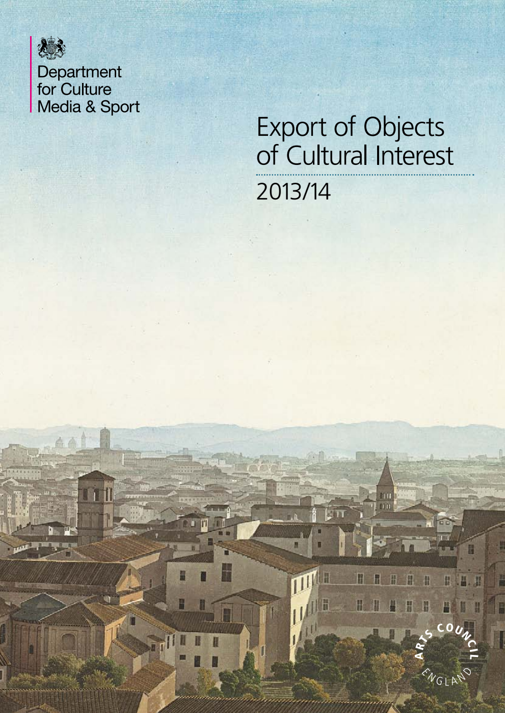 Export of Objects of Cultural Interest 2013/14 - 1 May 2013 to 30 April 2014