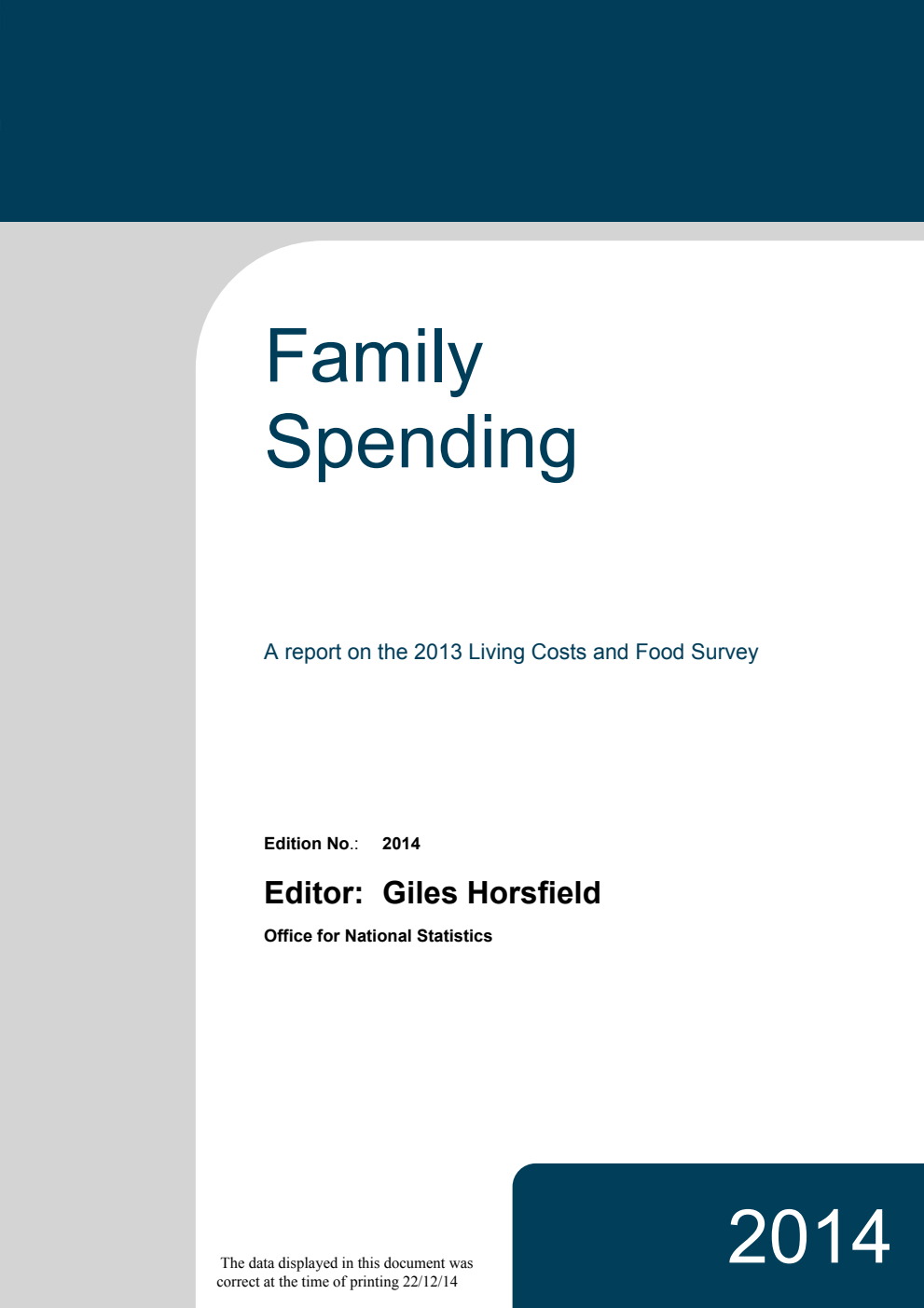 Family Spending 2014