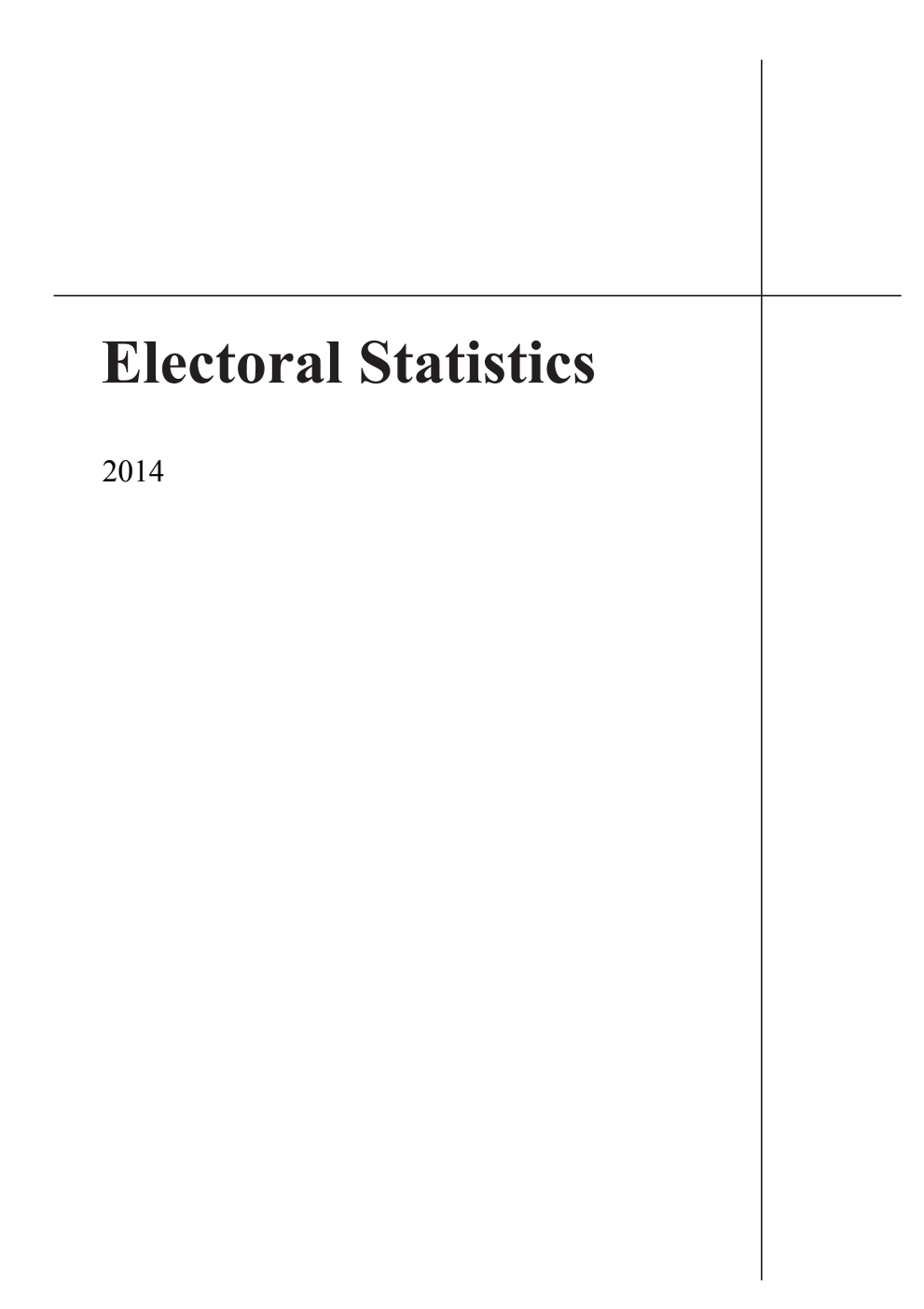 Electoral Statistics 2014