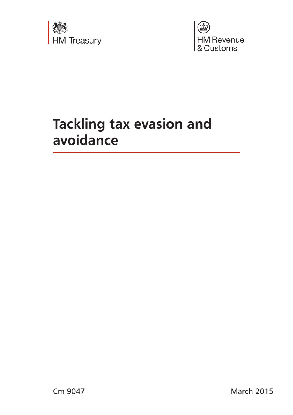 Tackling tax evasion and avoidance