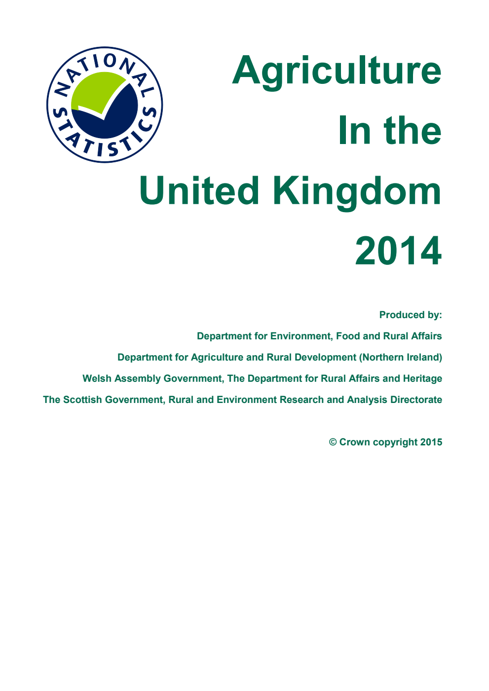 Agriculture in the United Kingdom 2014