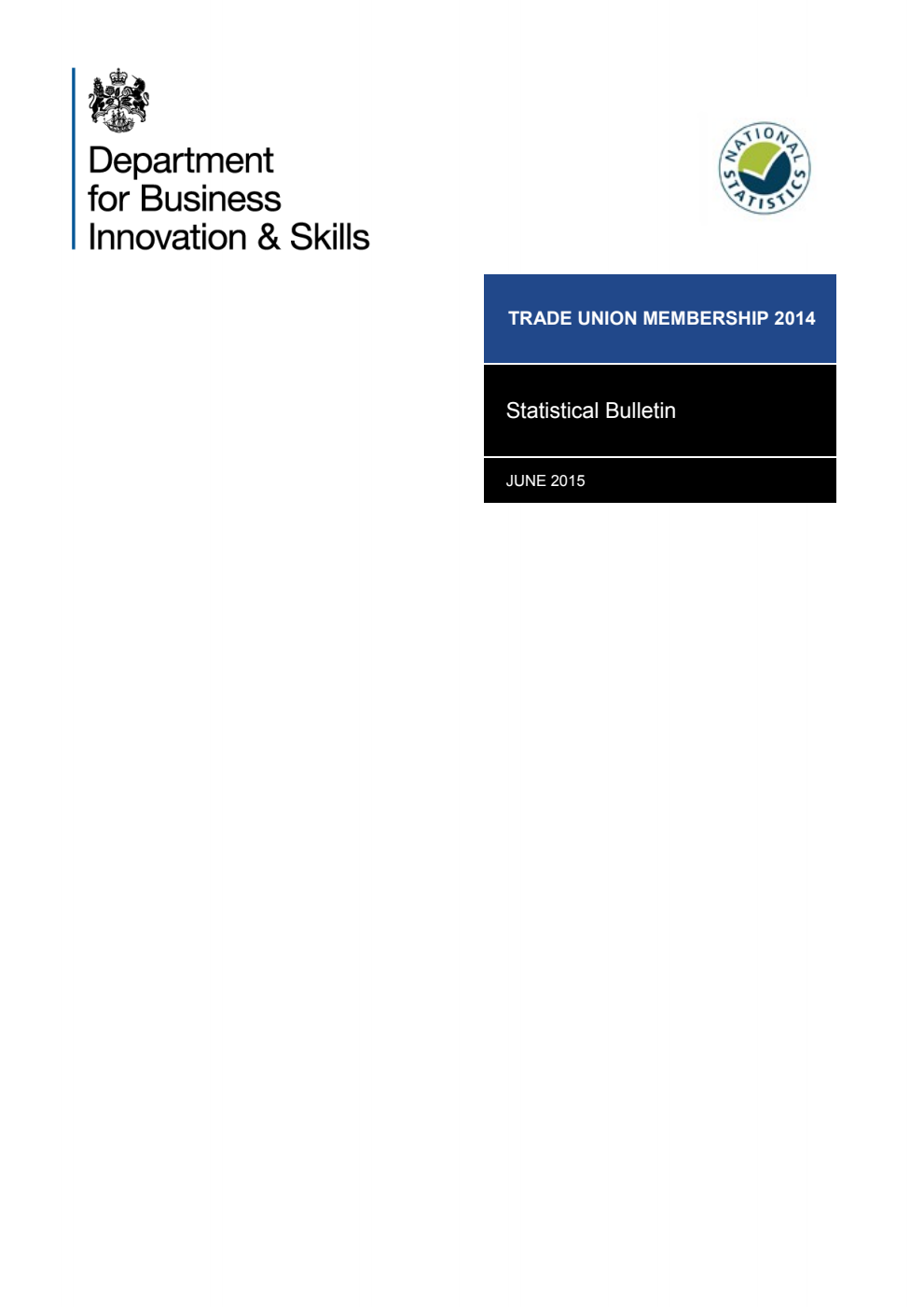 Trade Union Membership 2014