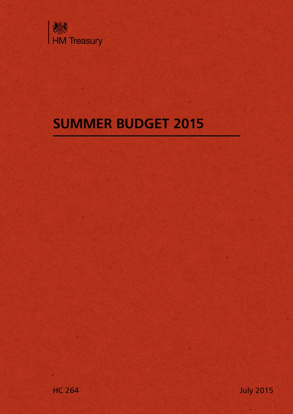 Summer Budget 2015