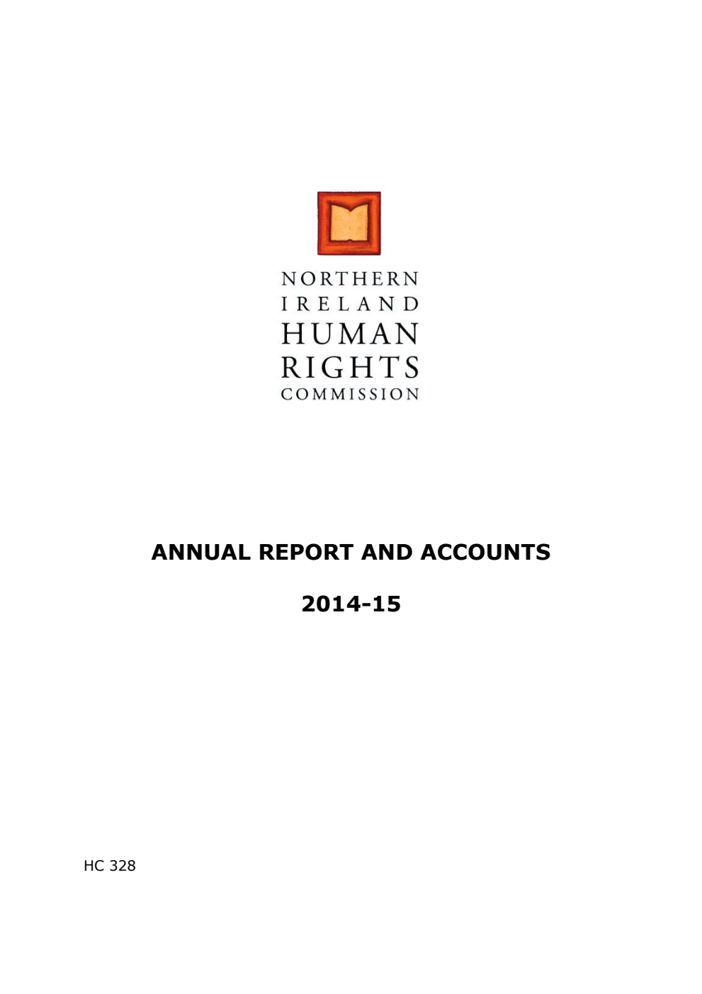 Northern Ireland Human Rights Commission Annual Report and Accounts 2014-15