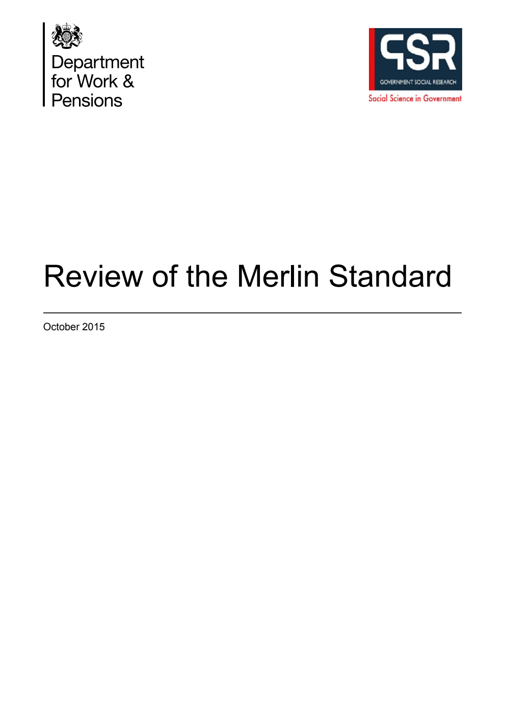 Research Report 907 Review of the Merlin Standard